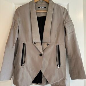 Beige/Grey Women's Blazer